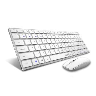 Rapoo_9300m_Multi-Device_Bluetooth_+_2.4Ghz_Wireless_Keyboard_&_Mouse_Combo_Ultra_Slim_Design,_Spill-Resistant,_Anodized_Aluminum_Body_|_WHITE